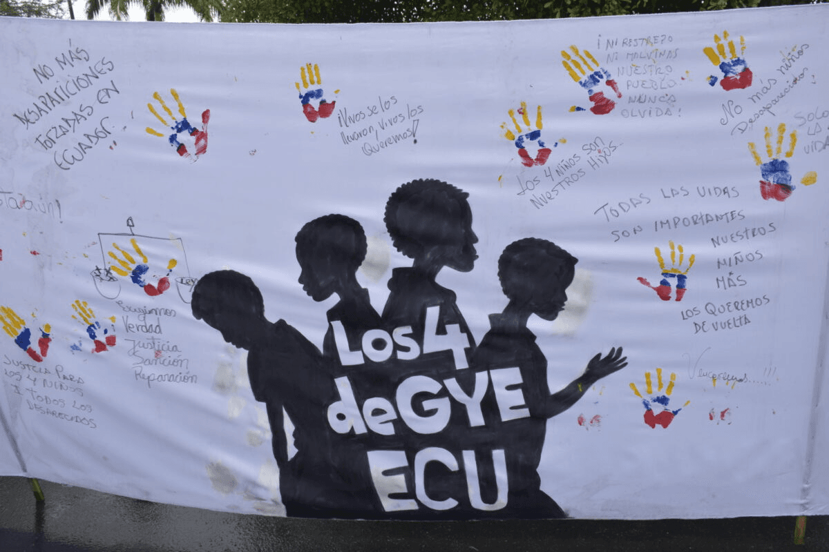 La desaparición de cuatro niños en Ecuador: una ventana a la crisis estatal y de derechos humanos